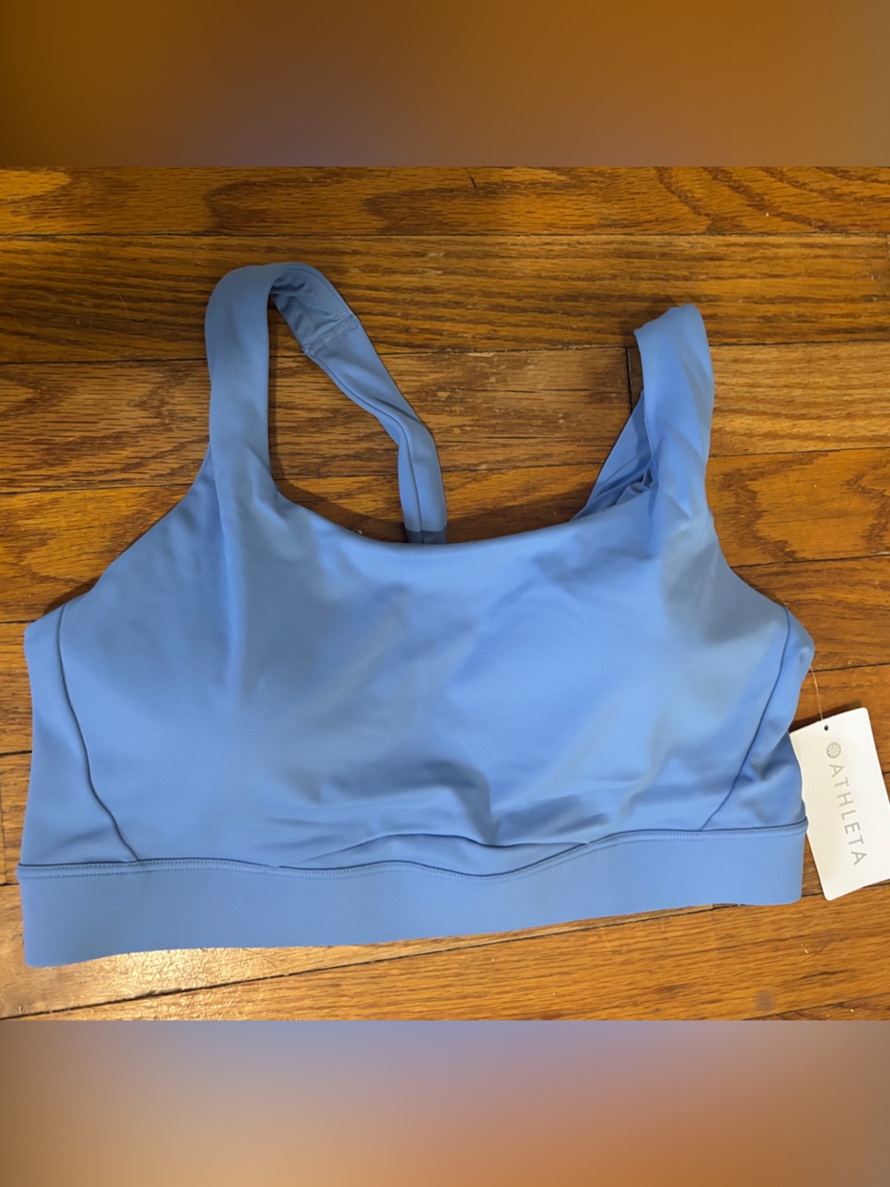 Athleta Light Blue Interval Sports Bra
